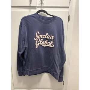Sinclair Global The Marinade Sweatshirt Blue Cotton Blend Crewneck SMT156